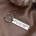 thumbnail image 5 of Family Love Keychain, Non-Tarnishing Stainless Steel Key Ring with Inspirational Message, Drive Safe Reminder for Husband Dad Gift, Compact Stylish Design for Valentine's Day, 5 of 5