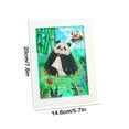thumbnail image 3 of Hometravel Panda Pattern Jigsaw Puzzle, 108 Piece Adult Puzzle with Cute Design, Challenging Family Activity for Home, Gift, Frame Included for Display, Relaxation, 3 of 6