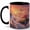 Black, variant on Floating Island Sunset 11oz Ceramic Mug, Fantasy Sky Coffee Cup