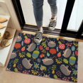 thumbnail image 2 of Cute Hedgehog Pattern with Pioneer Flower Door Rugs,Washable Non Slip Door Mats Indoor,Decorative Door Mats,Entry Mat Indoor for Entrance,Bedroom,Kitchen,Bathroom,20"x32", 2 of 6