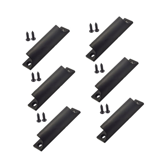 TIERPOP 6pcs Modern Cabinet Handle 3 Inch Metal Rod Pulls Corrosions Handles Simple for Kitchen & Bathroom Drawers