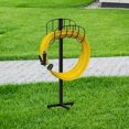 thumbnail image 1 of Soporte para de jardín Independiente, Estante de soporte de almacenamiento de tubería de agua de metal resistente, Estilo B Sharpla Soporte para carrete de manguera, 1 of 8
