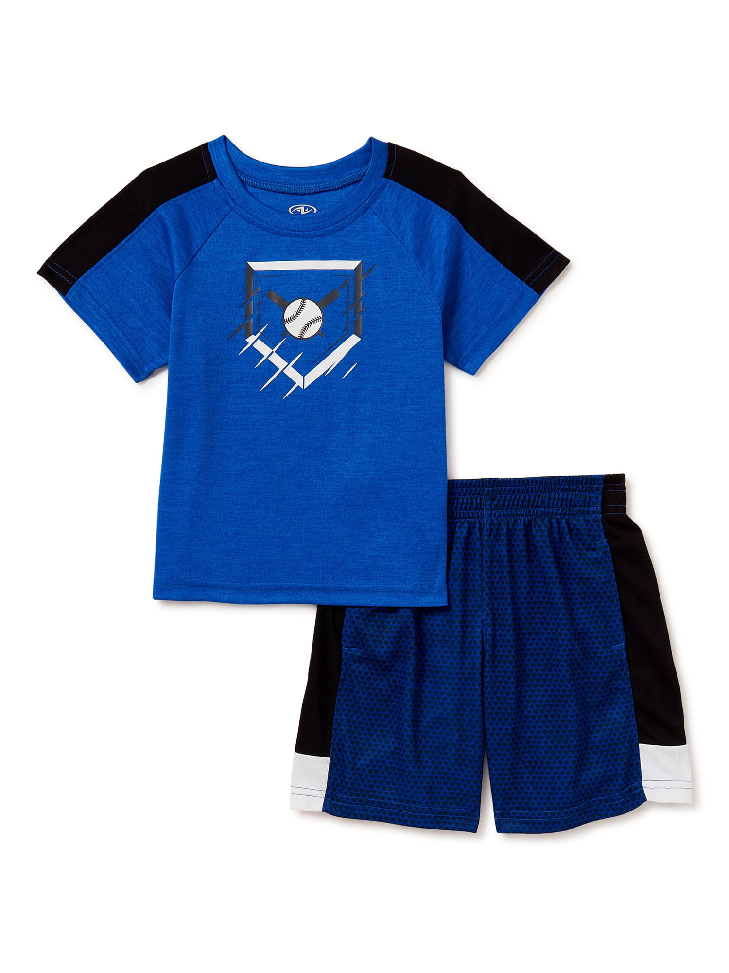 Athletic Works Toddler Boys' T-Shirt Set, 2 Piece Set - Walmart.com
