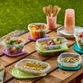 thumbnail image 2 of Rubbermaid TakeAlongs 950-mL (4-Cup) Rectangular Food Storage Containers, Special-Edition Orchid Purple, 6-Pack, 2 of 3