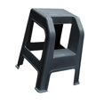 thumbnail image 4 of Lavado de automóviles de 2 pasos Stool de heces de mantenimiento Máximo 600 Catties Práctico Multipurpose Negro, 4 of 8