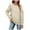 Beige womens tops, variant on Wenini Womens Tops Plain Round Neck Long Sleeve Sweater Fashion Loose Casual Comfy Winter Pullover Blouse Sweatshirt Tops Gift on Clearance
