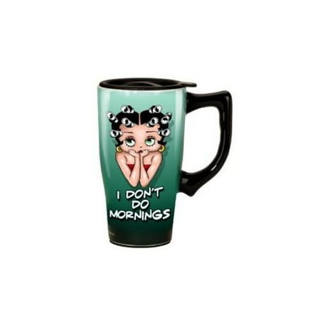 

Betty Boop: I Don t Do Mornings Travel Mug