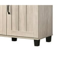 thumbnail image 3 of Corby Dusty Gray Oak Engineered Wood Finish 3-Door Shoe Cabinet, 3 of 6