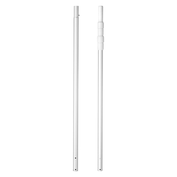 12 Ft Telescoping Pool Pole,Heavy Duty Adjustable Cleaning Stick for Skimmer Net,Vacuum Head,Brush,and Rake