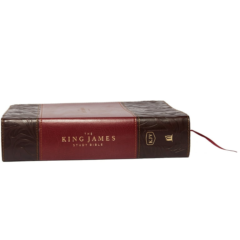 The King James Study Bible, Imitation Leather, Burgundy