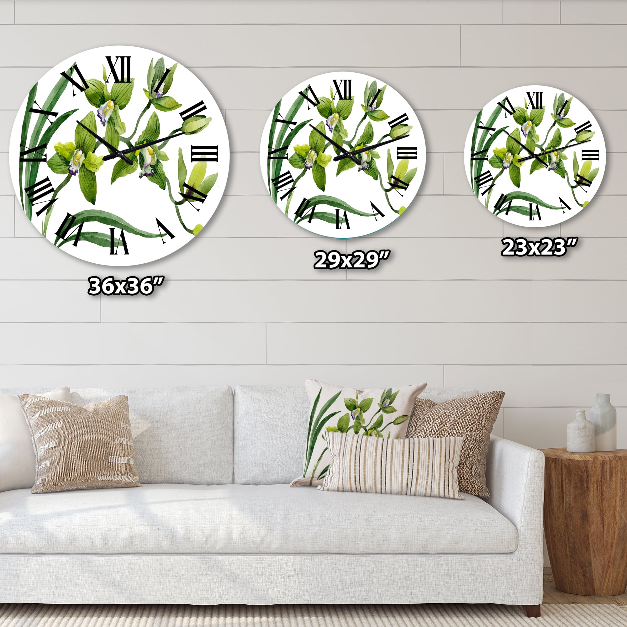 Designart 1 in Quartz Traditional Wall Clock