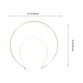 thumbnail image 2 of IBASETOY 1Pc Golden Decorative Hairband Simple Stylish Hair Hoop for Engagement and Party, 2 of 8