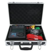 Earth Resistance Tester Resistivity Tester Soil Resistivity Meter Multi Testers Electrical Meter 0-30k Ohm Grounding Resistance Tester With LCD Display 0-9000k Ohm M Digital Soil