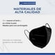 thumbnail image 5 of Pack de 200 Cubrebocas KN95 | Color Negro | Cubre Bocas Protección Alta Eficiencia 5 Capas de Filtración | Face Mask Ajuste Cómodo y Seguro, 5 of 7