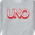 thumbnail image 3 of UNO Logo - Men's Crew Neck Fleece Pullover, 3 of 5