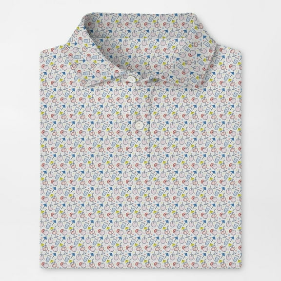 Cocktail Polo Shirt for Men Women Summer Golf Shirt Short Sleeve Golf Polo