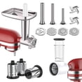 thumbnail image 1 of Cofun - Juego de 2 piezas de accesorios de metal para amoladora y cortador de alimentos para batidora KitchenAid, 1 of 5