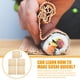 thumbnail image 3 of GOOHOCHY 1 juego de tapetes para enrollar sushi, almohadillas para hacer sushi, utensilios de cocina con cuchara de arroz, 3 of 8