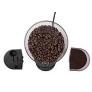 Mr. Coffee Automatic Silver Burr Mill Grinder with 18 Custom Grinds