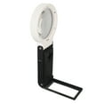 thumbnail image 3 of LED Light Magnifying Glass, Handheld LED Magnifier Vertical Stand 6X 25X Optical Glass Lens With USB Cable For Work Observation, 3 of 8