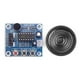 thumbnail image 1 of Módulo de grabadora de grabación de voz ISD1820 con altavoz de audio de sonido de micrófono Hugtrwg Para estrenar, 1 of 6