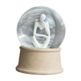thumbnail image 2 of Estatua de pensador moderno, bola transparente, decoración, adorno, centro de mesa, artesanía abstracta Estilo B, 2 of 9