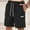 Black, variant on Gspmoly Mens Shorts Casual, Men'S Solid Color Sports Fitness Training Breathable Shorts Pockets Cropped Pants Gym Shorts Summer Savings Clearance Gray XL