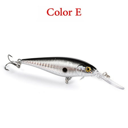 Fishing Lures Minnow Hard Bait 115mm 10.5g Lure With Treble Hook Swimbait Fishing Bait Floating Lures For Bass Trout Walleye