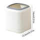 thumbnail image 3 of Mini Papelera de Escritorio | Pequeño cubo de basura de plástico para baño | Contenedor de basura compacto de mesa de 5.7x5.3 pulgadas | Beige Blanco Naranja Verde | Diseño de doble capa | Duradero, 3 of 6