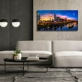 thumbnail image 5 of Epic Graffiti 'Moon Over Nashville' by Jonathan Ross, Canvas Wall Art, 60"x30", 5 of 8