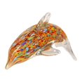 thumbnail image 1 of DOLITY Statue d'Animal Créative Figurines d'Animaux de Collection Sculpture en Verre Vif, 1 of 9