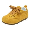 thumbnail image 3 of JUMEYU Toddler Sneaker Kids Sneakers Running Shoes Girls Casual Lightweight Classic Sneakers Size 11 (Yellow,Little Kids 11), 3 of 9