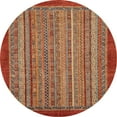 thumbnail image 1 of Ahgly Company Machine Washable Indoor Round Abstract Red Area Rugs, 6' Round, 1 of 7