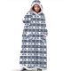 thumbnail image 1 of Super Long Hoodie Blankets Winter Oversized Hoodies Sweatshirt Women Men Christmas Hooded Blankets Pullover Giant Tv Blanket, 1 of 3