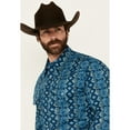 thumbnail image 2 of Wrangler Men's Checotah Southwestern Striped Long Sleeve Pearl Snap Western - 112359440 XX-, 2 of 4