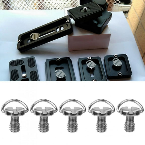Camera Screw 1/4 Screw 1/4inch Camera Screw 5PCS 1/4 Camera Screw For Quick Release Plate 1/4inch Folding C Adapter Tripod Monopod