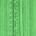 thumbnail image 1 of Ahgly Company Indoor Square Solid Emerald Green Modern Area Rugs, 4' Square, 1 of 4