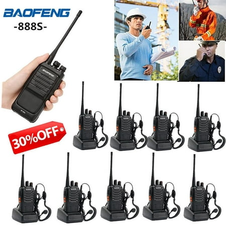 Ktaxon 10 x BAOFENG BF-888S UHF 400-470MHz 5W 16CH Ham Two Way Radio Walkie (Best Baofeng Ham Radio 2019)