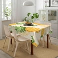 thumbnail image 3 of Rectangle Table Cloth,Pineapple Seamless Pattern Tablecloths Stain Resistance Water Repellent Washable Table Cover Decor for Home Kitchen Dining Party Patio Indoor and Outdoor 60"x 84", 3 of 6