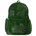 thumbnail image 6 of K-Cliffs Durable Mesh Backpack High Quality See Through Net Student School Bookbag Unisex Green, 6 of 6