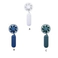 thumbnail image 3 of Ventilador portátil Matsuzay para colgar en el cuello recargable 3 velocidades ajustable potente refrigeración Electrodomésticos Verde oscuro, 3 of 6