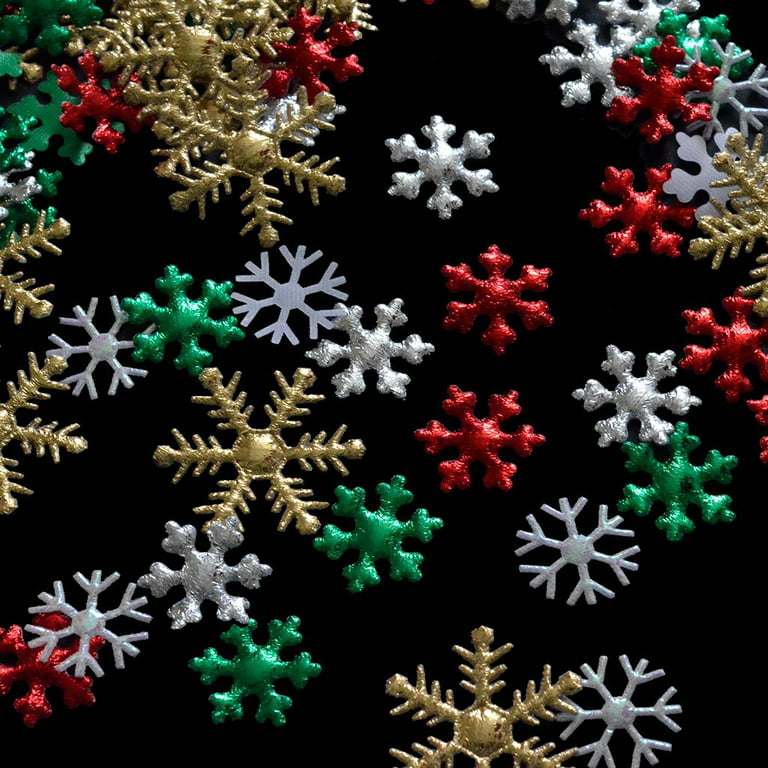 Wholesale 100pcs 18mm Wide Christmas Snowflake Loose Sequins Paillettes DIY  Sewing Wedding Craft Pick Colors