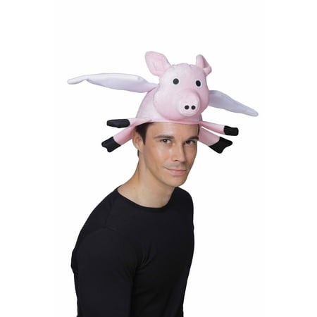 Kids Funny Lovely Flying Pig Hat for Halloween, Masquerade, Cosplay Party