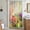 A-colorful, variant on Orange Dandelion Shower Curtain Spring Dragonfly White Watercolor Shower Curtains for Bathroom Decor, Waterproof Cloth Fabric with Hooks 48" Wx72 L
