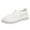 White, variant on Fesfesfes Black Shoes Women Round Toe Fashion Mesh Cloth Lace Flower Shoes Casual Lightweight Ventilate Comfortable Flats Shoes 36(5.5)