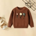 thumbnail image 2 of Boys Sweatshirts Size 6 Fall Sweaters for Girls Flannel Fluffy Fuzzy Loose Cozy Long Sleeve Pullover Kids Cute Chunky Warm Jumper Sweater, 2 of 9