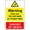 Warning Sign 3, variant on Warning Tin Sign I Can Do Kung Fu To Avoid Injury Don't Tell Me How To Do My Job - 8"x12" Humorous Metal Sign, Workplace Humor Decor for Office Garage Club Gym