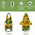 thumbnail image 6 of Honeii Sunflowers in Bucket Print Small Dog Hoodies Pet Hooded Sweatshirts Fall Winter Puppy Cat Sweaters Warm Clothes for Small Dogs Outfits Costume-X-Large, 6 of 7