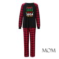 thumbnail image 5 of Penkiiy Pyjamas de Noël pour la Famille Ensemble de Pyjamas Assortis, Pyjamas de Noël à Carreaux Rouges avec Rennes pour Femmes Hommes Enfants Rouge 2TG, 5 of 5