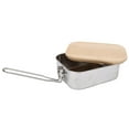 thumbnail image 3 of Caja de almuerzo con cubierta de bambú Sailing contenedor portátil de comida de picnic de acero inoxidable 304, 3 of 10